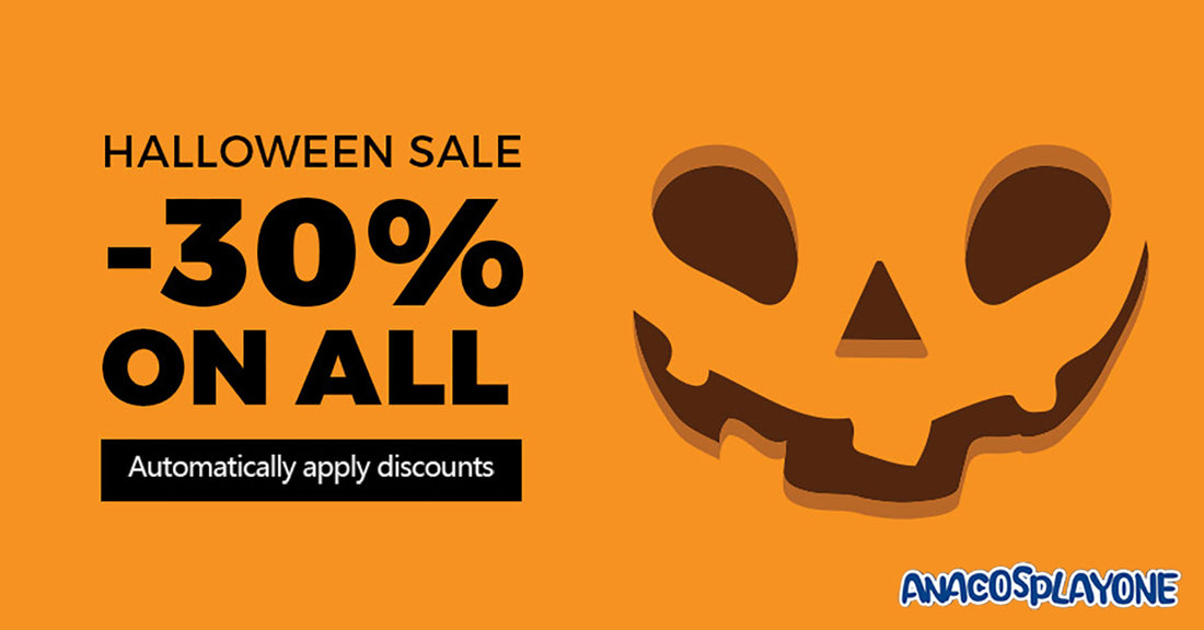 30% OFF All on Halloween sale