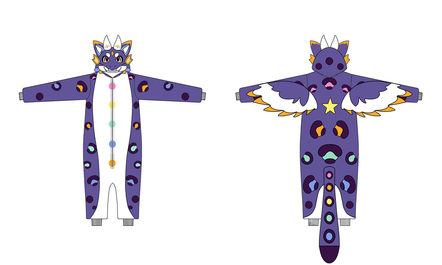 Cartoon dinosaur Unique Furry - ANACOSPLAYONE