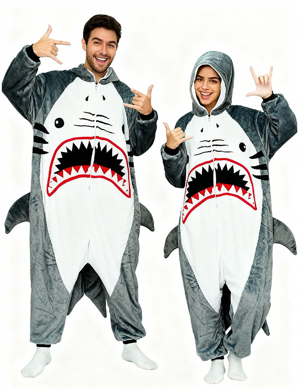 Blue Belly Shark Onesie - ANACOSPLAYONE