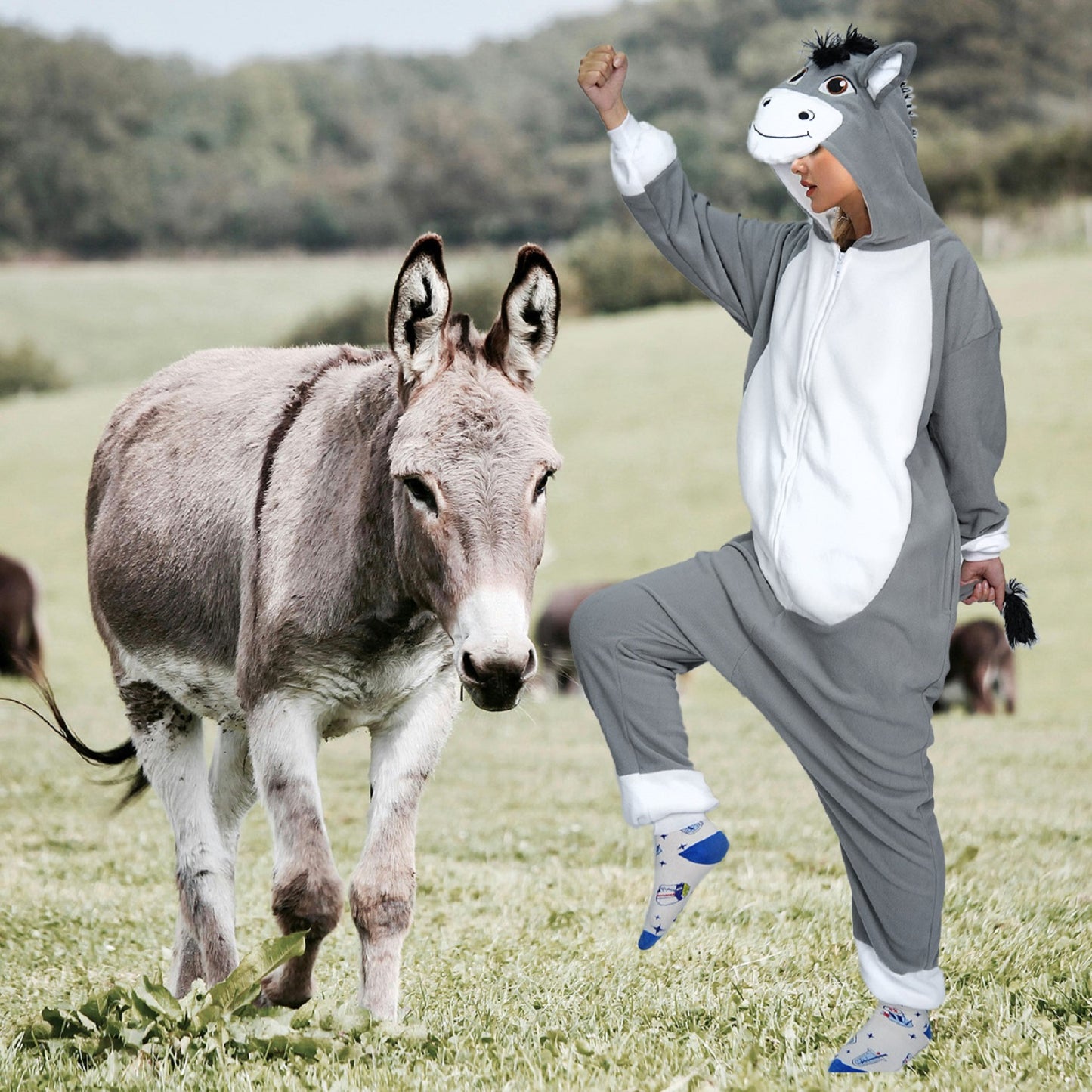 Grey Donkey Costume - ANACOSPLAYONE