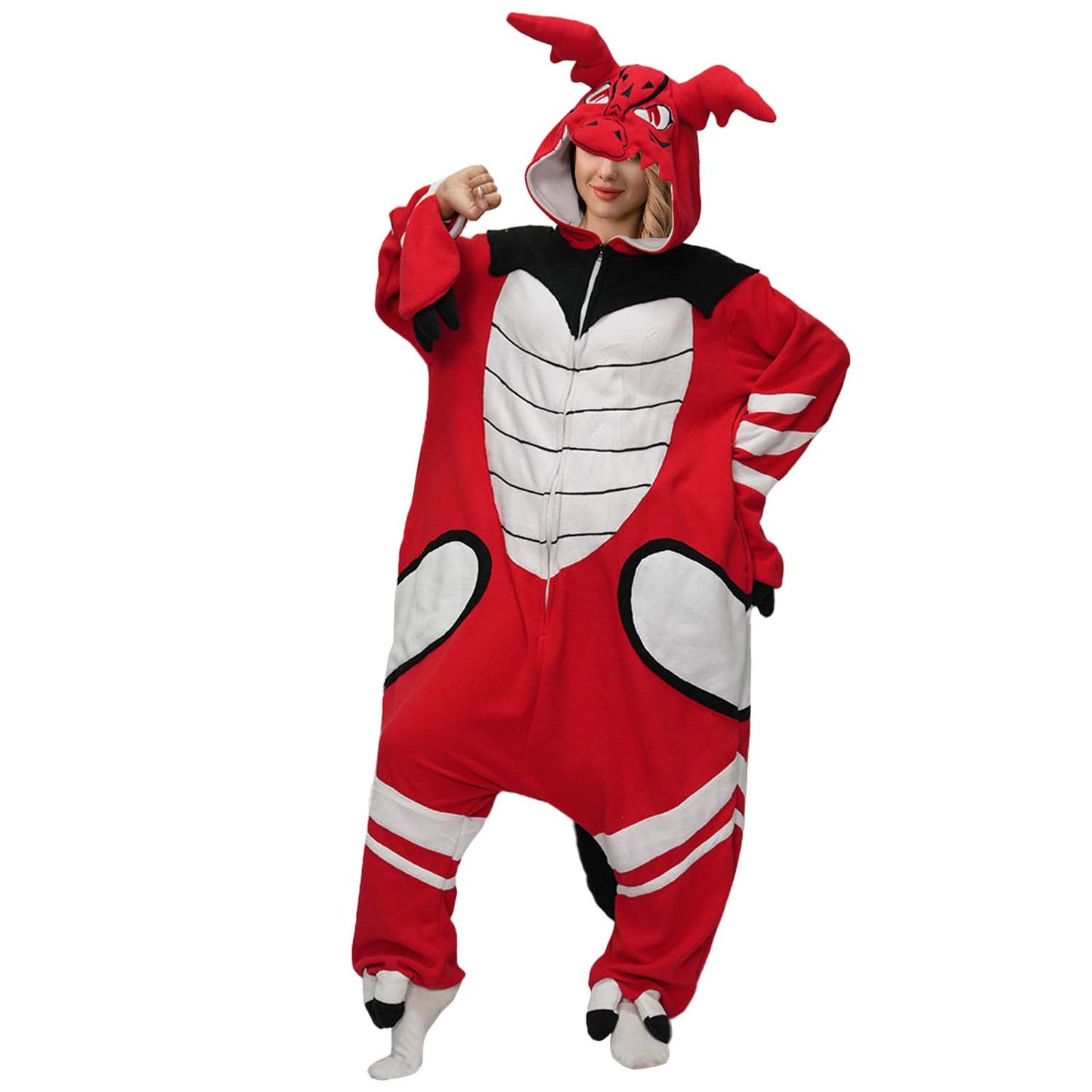 Red Dragon Onesie - ANACOSPLAYONE