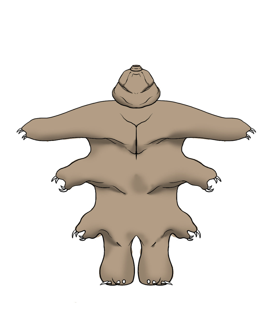 Tardigrade Costume Unique Furry - ANACOSPLAYONE