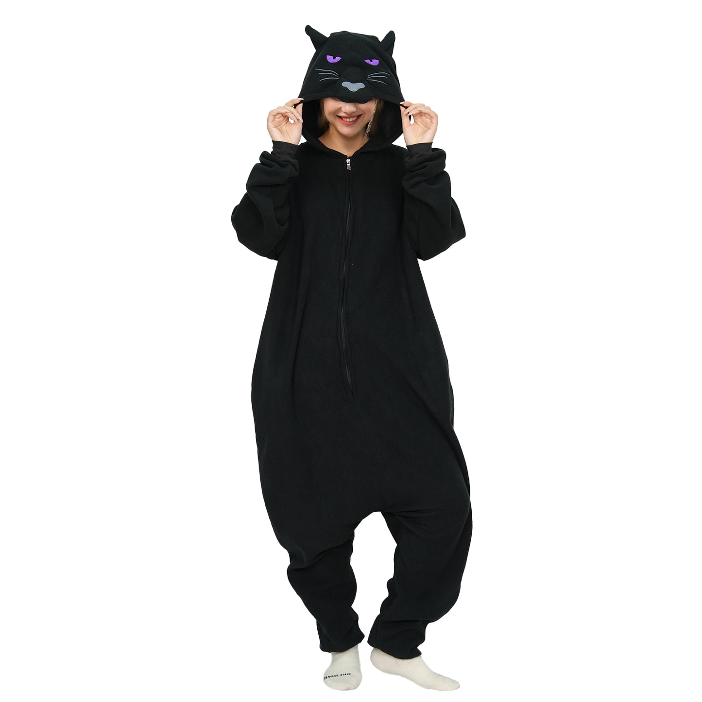 Black Leopard Onesie - ANACOSPLAYONE
