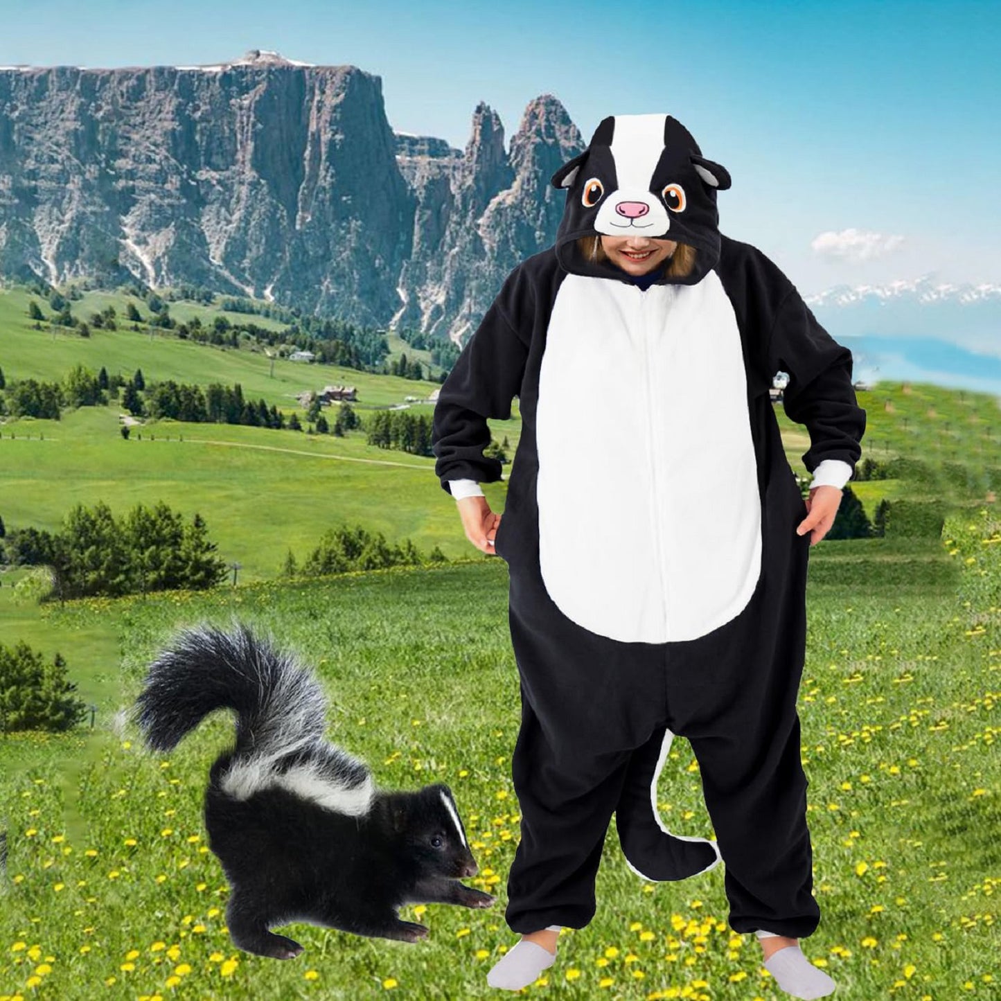 Skunk Onesie - ANACOSPLAYONE