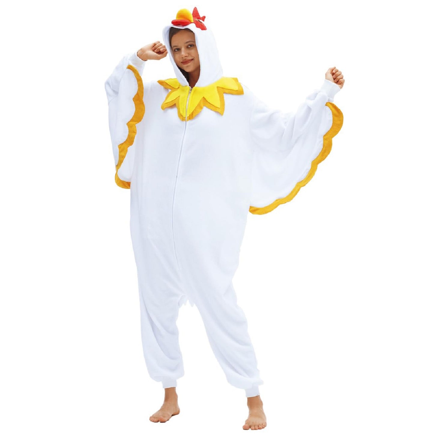 White Chicken Onesie - ANACOSPLAYONE