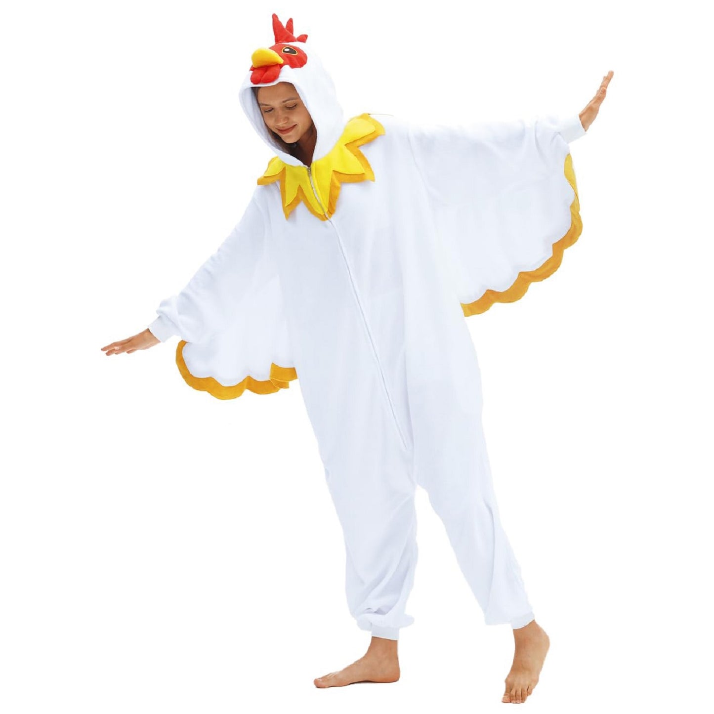 White Chicken Onesie - ANACOSPLAYONE