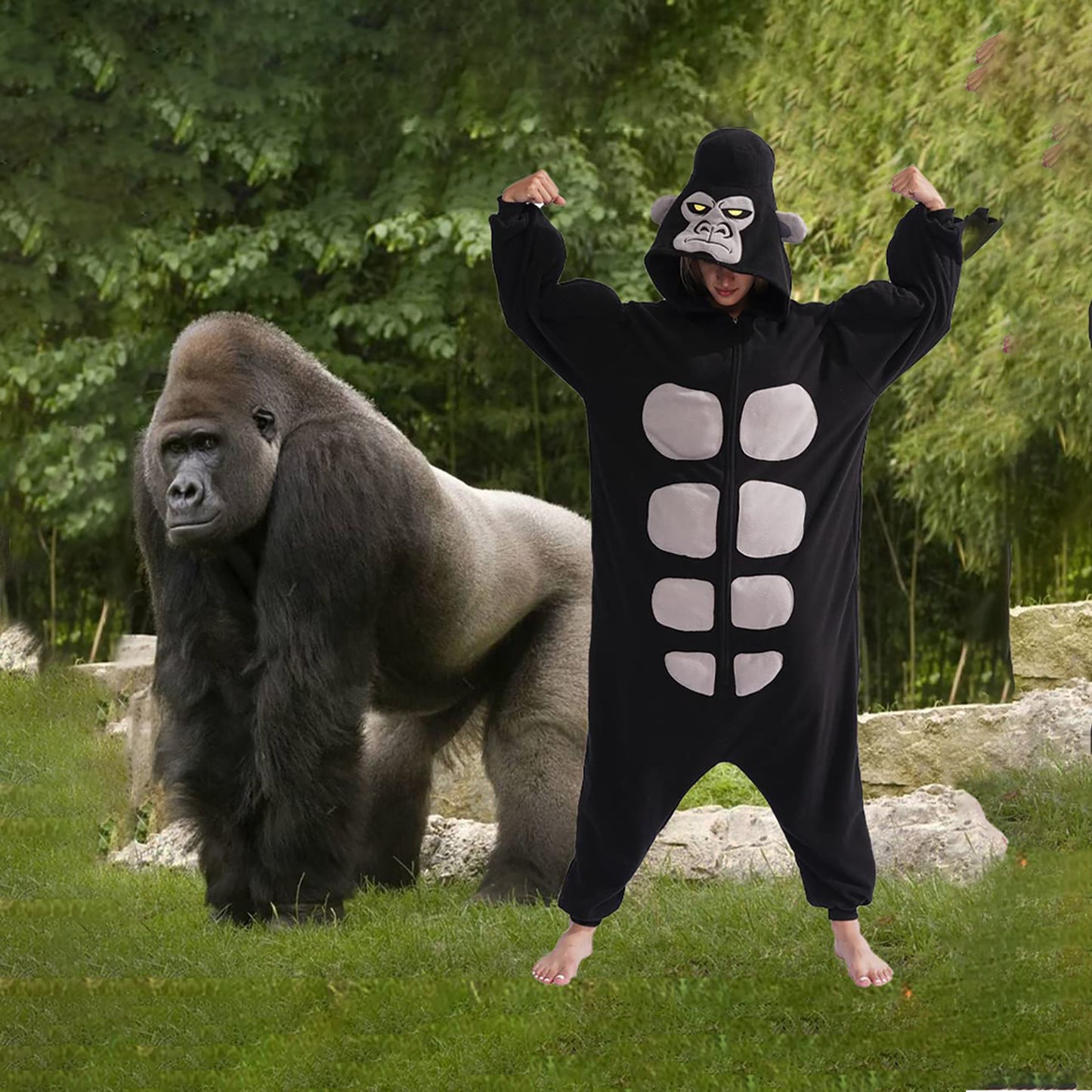 Gorilla Onesie - ANACOSPLAYONE
