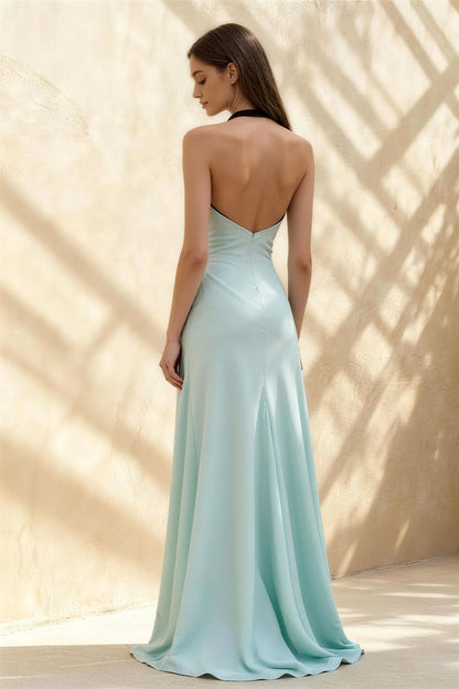 Light blue pleated long skirt - ANACOSPLAYONE