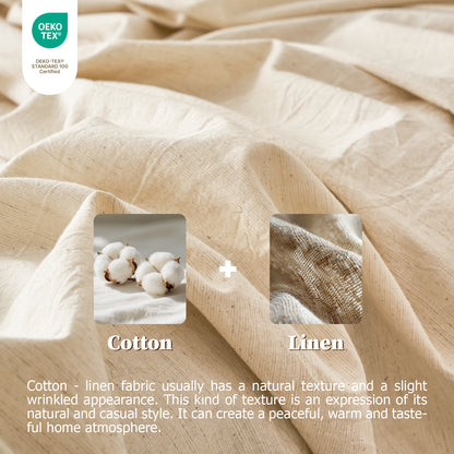 Breathable and durable linen bedding set - 18-inch deep pockets