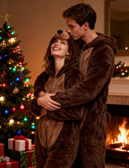 Brown Bear Onesie - ANACOSPLAYONE