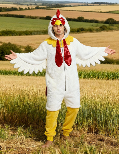 White Chicken Onesie - ANACOSPLAYONE