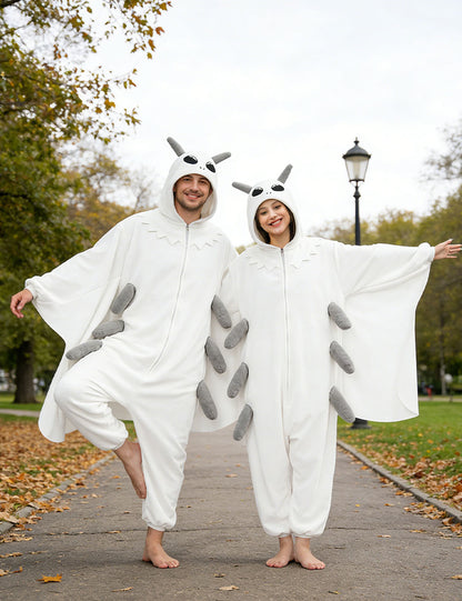 White Moth Onesie - ANACOSPLAYONE