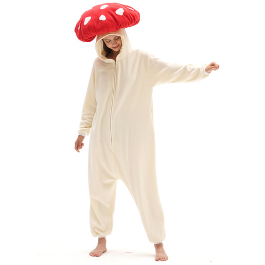 Red Mushroom Onesie - ANACOSPLAYONE