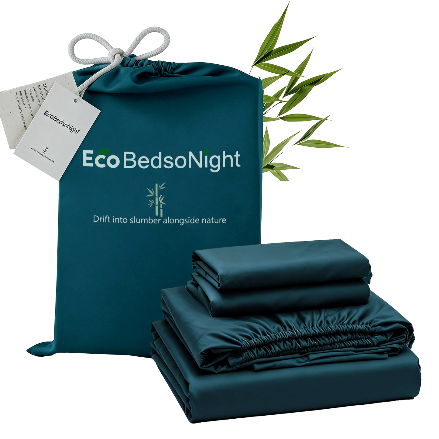 100% bamboo fiber soft, cool and breathable sheet set with deep pocket design