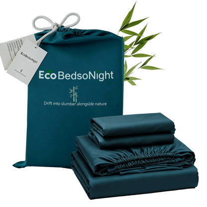 100% bamboo fiber soft, cool and breathable sheet set with deep pocket design