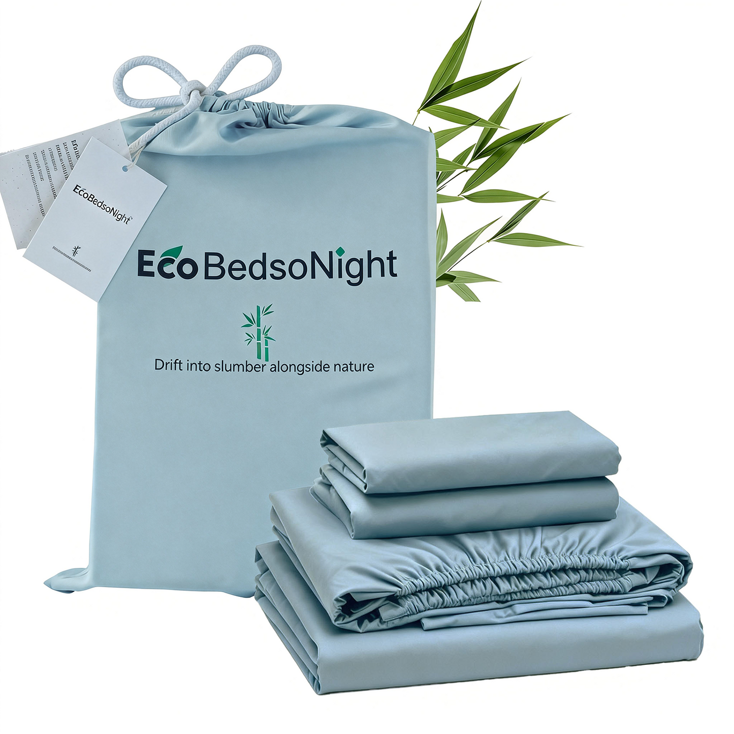 100% bamboo fiber soft, cool and breathable sheet set with deep pocket design