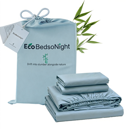 100% bamboo fiber soft, cool and breathable sheet set with deep pocket design