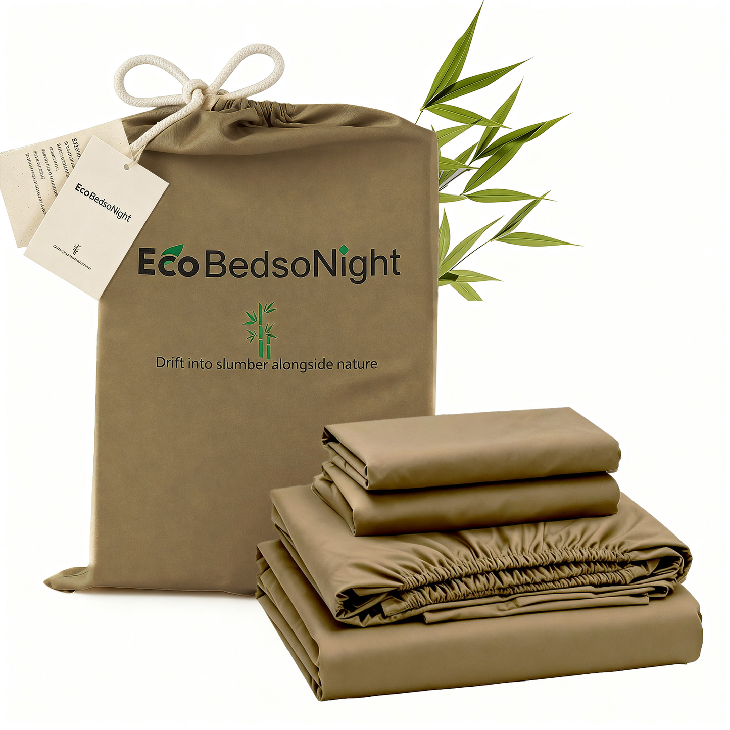 100% bamboo fiber soft, cool and breathable sheet set with deep pocket design