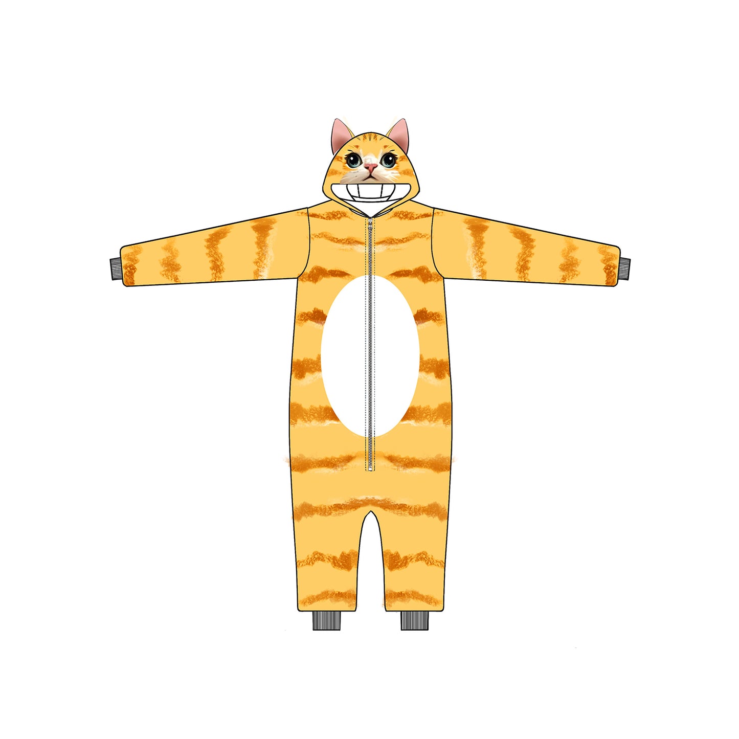 Ginger cat Onesie - ANACOSPLAYONE