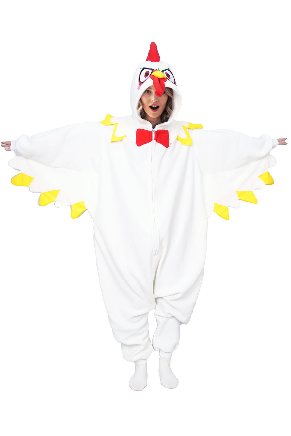 White Chicken Onesie - ANACOSPLAYONE