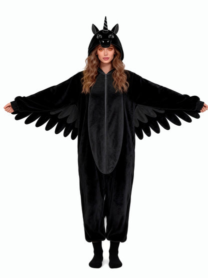 Black Horse Onesie - ANACOSPLAYONE