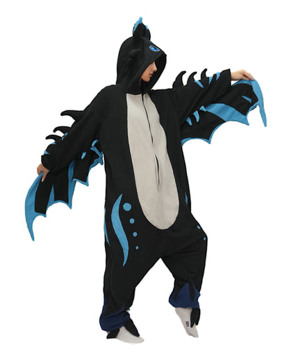 Black Dragon Onesie - ANACOSPLAYONE