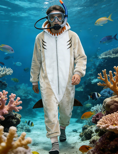 White Shark Onesie - ANACOSPLAYONE