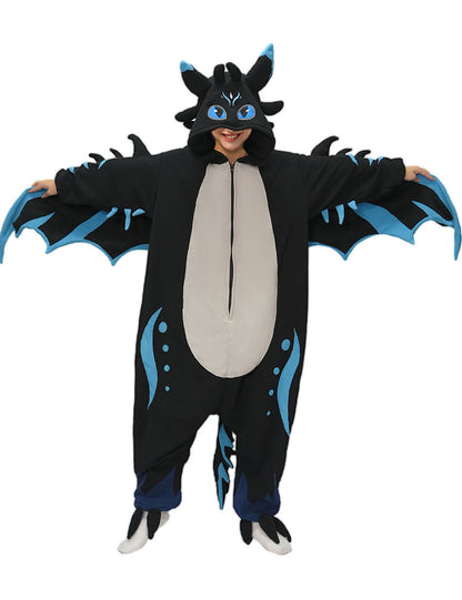 Black Dragon Onesie - ANACOSPLAYONE