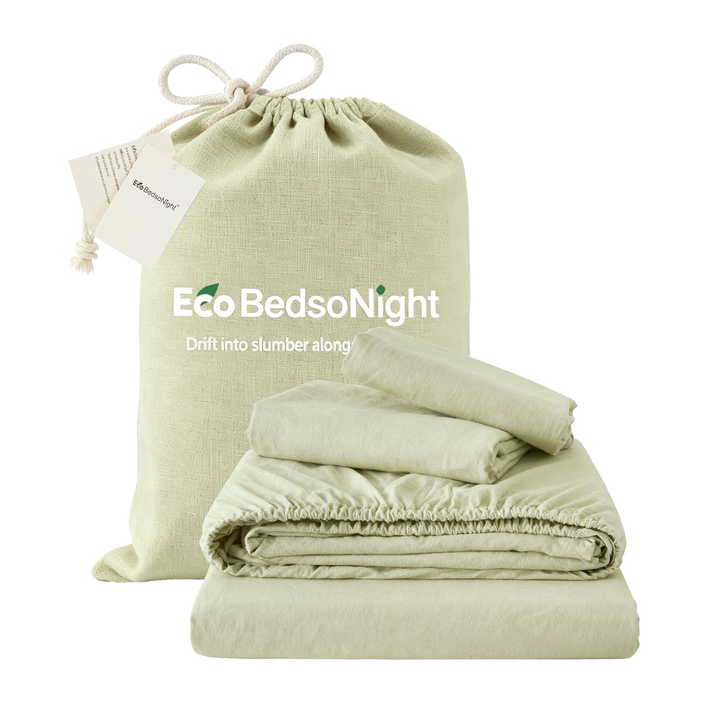 Breathable and durable linen bedding set - 18-inch deep pockets