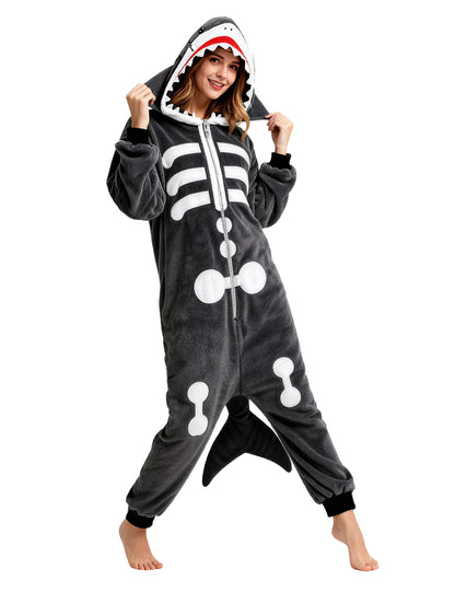 Skeleton Shark Onesie - ANACOSPLAYONE