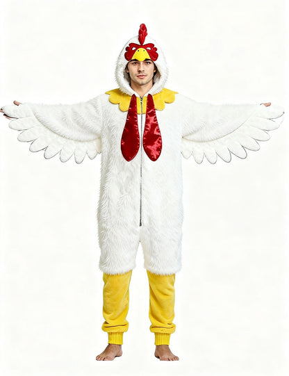 White Chicken Onesie - ANACOSPLAYONE