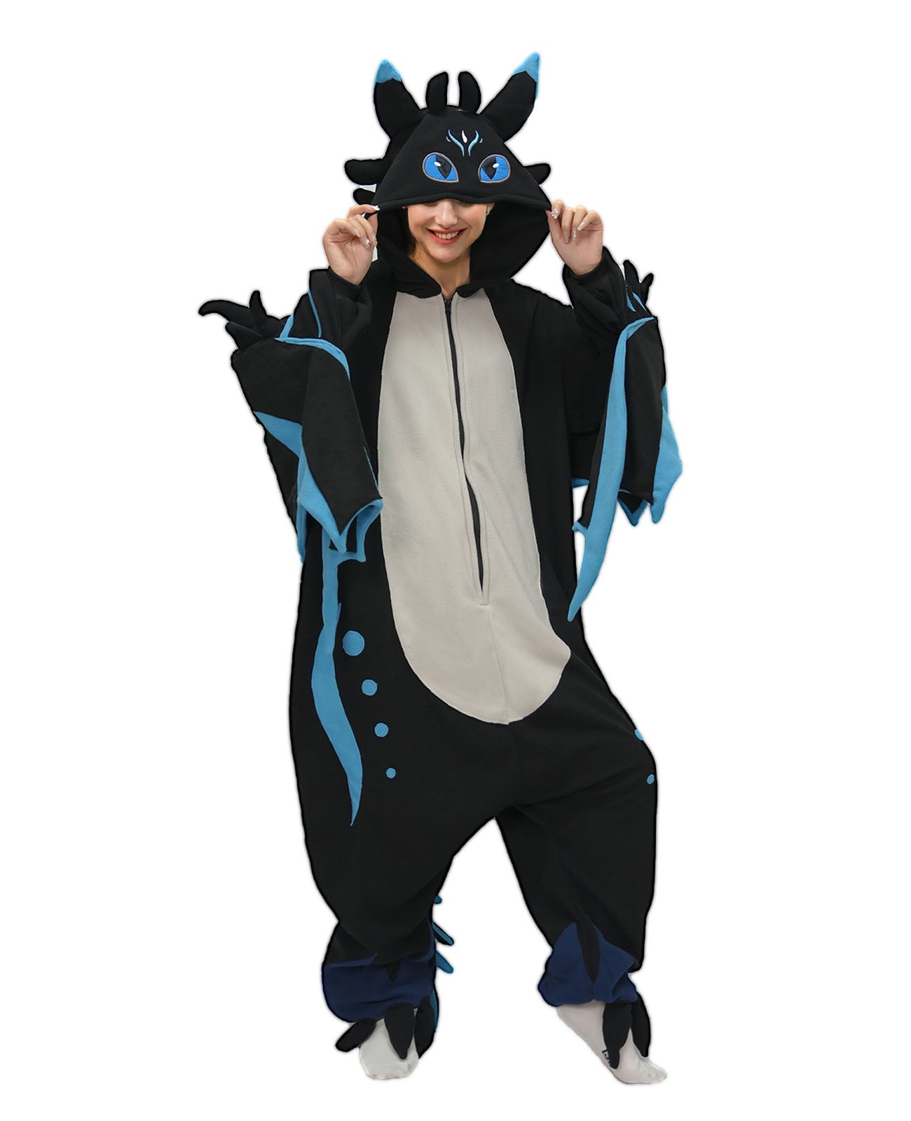 Black Dragon Onesie - ANACOSPLAYONE