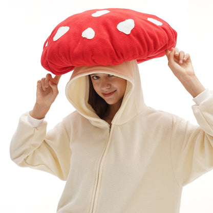Red Mushroom Onesie - ANACOSPLAYONE
