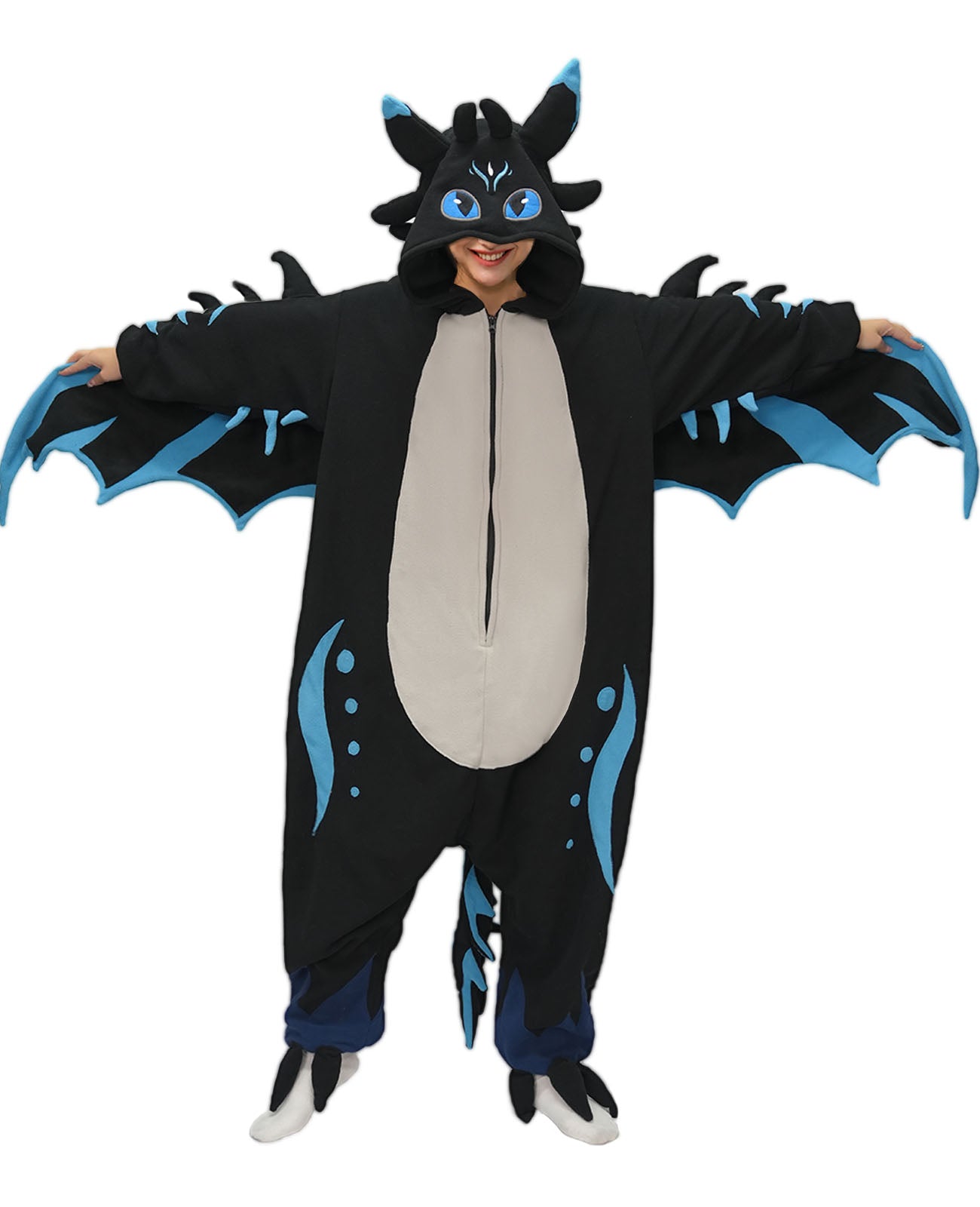 Black Dragon Onesie - ANACOSPLAYONE