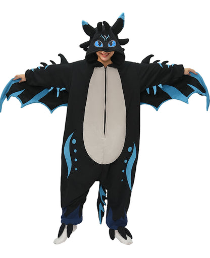 Black Dragon Onesie - ANACOSPLAYONE