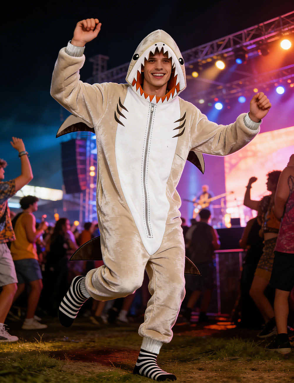 White Shark Onesie - ANACOSPLAYONE