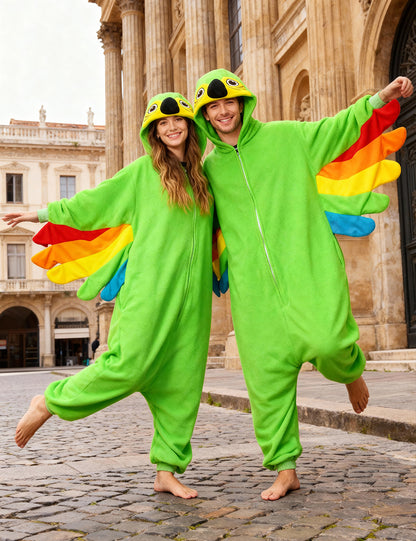 Green Parrot Onesie - ANACOSPLAYONE