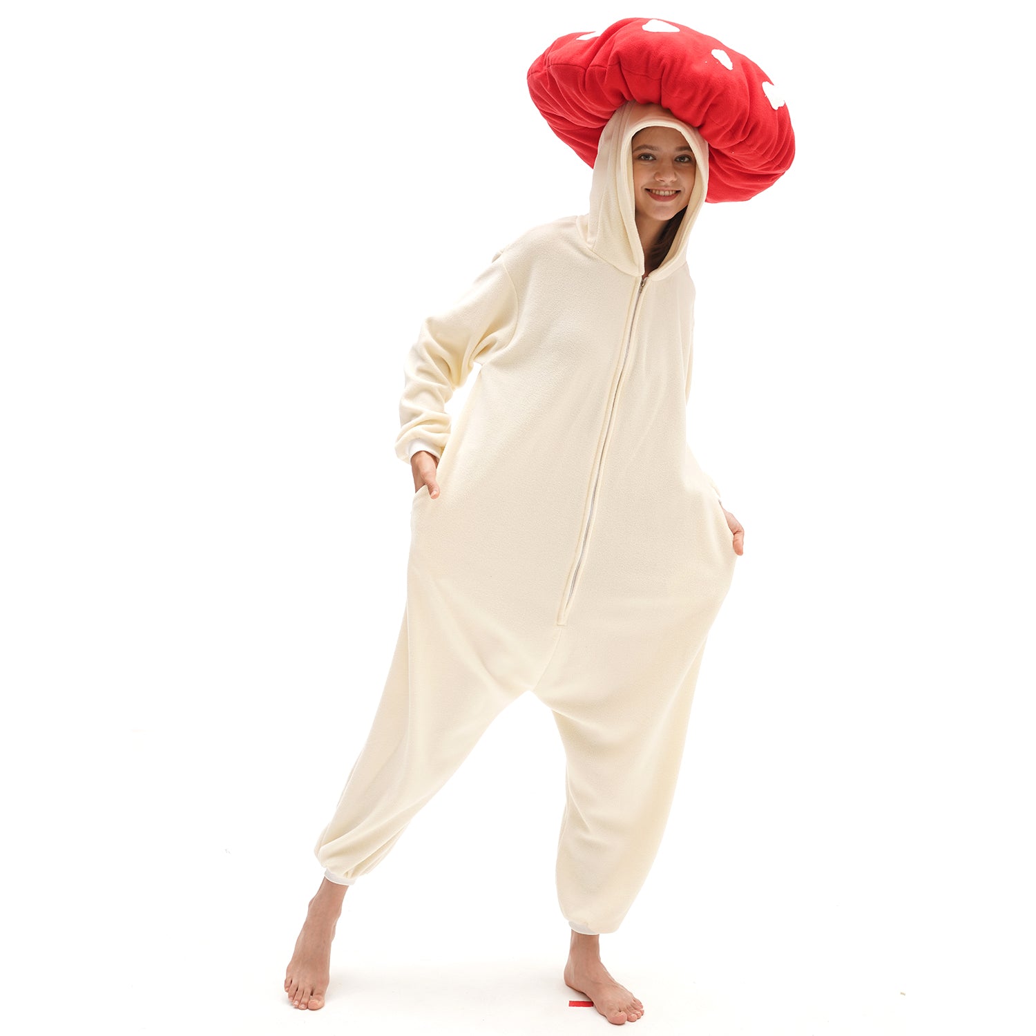 Red Mushroom Onesie - ANACOSPLAYONE