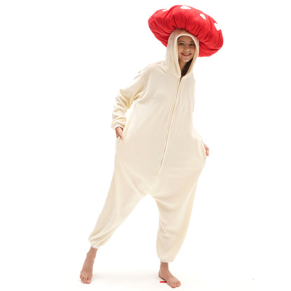 Red Mushroom Onesie - ANACOSPLAYONE