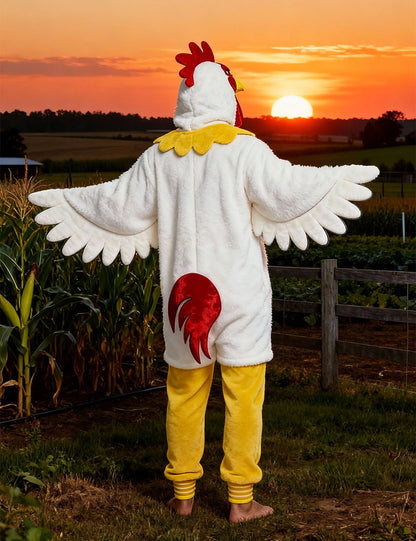 White Chicken Onesie - ANACOSPLAYONE
