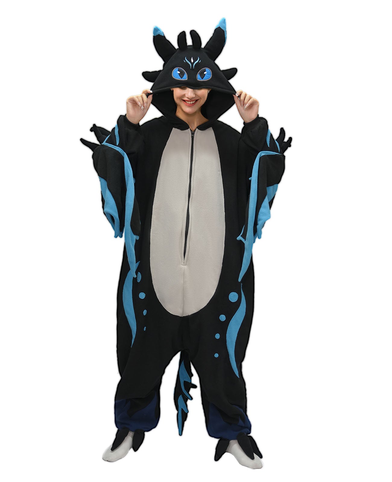 Black Dragon Onesie - ANACOSPLAYONE