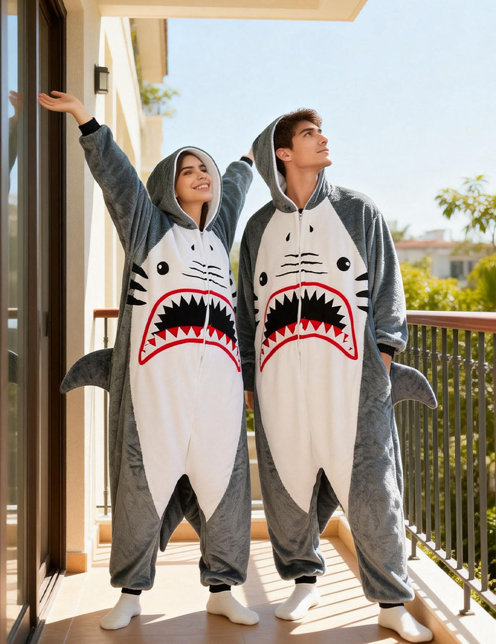 Blue Belly Shark Onesie - ANACOSPLAYONE