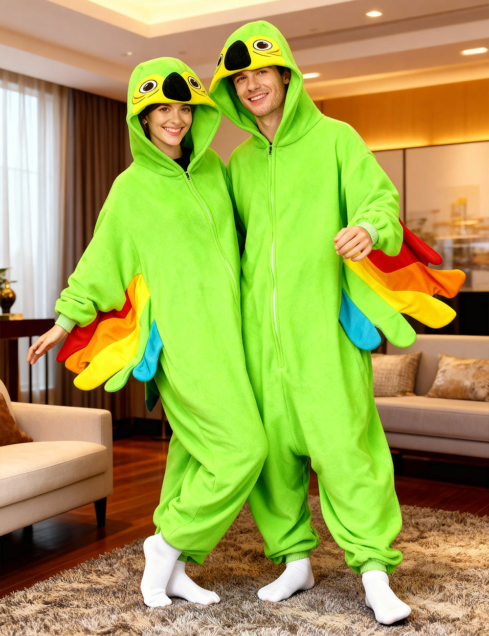Green Parrot Onesie - ANACOSPLAYONE