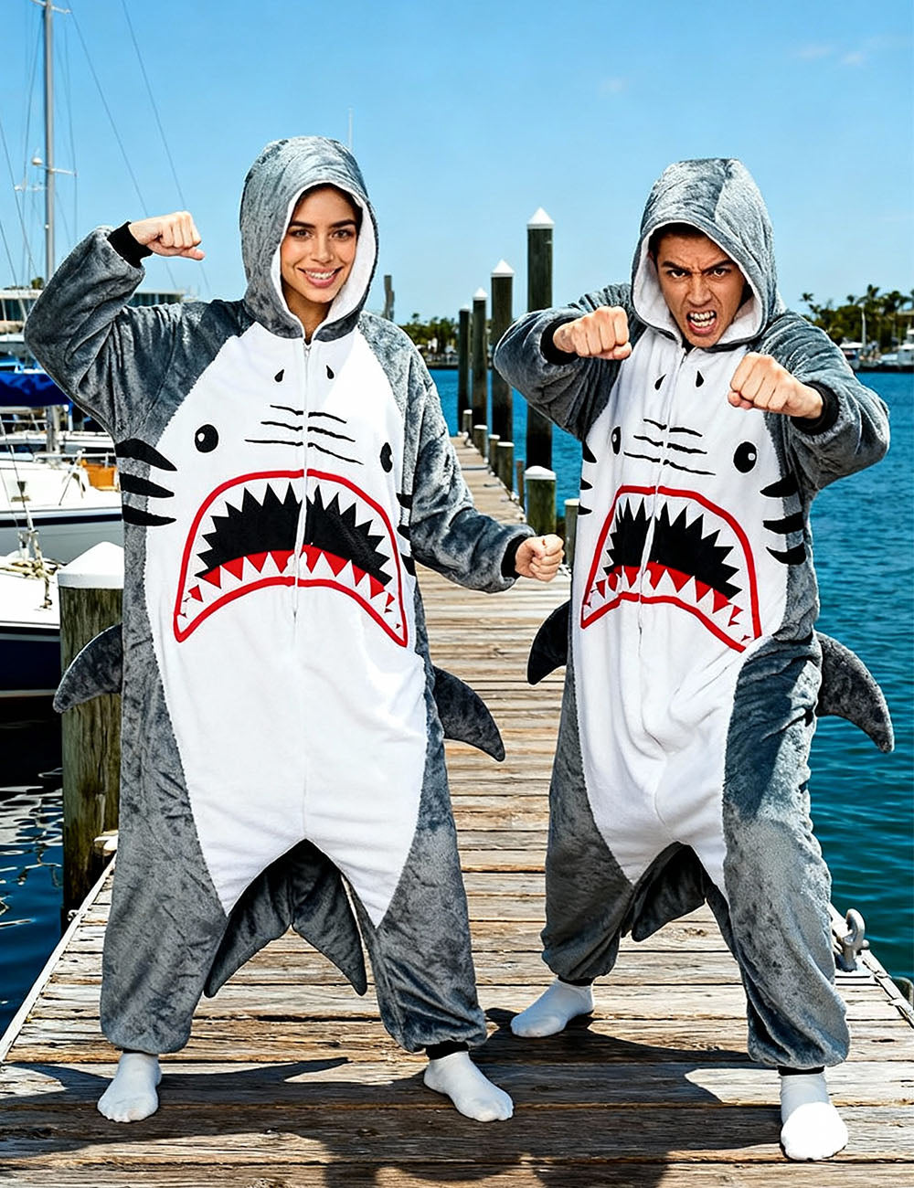Blue Belly Shark Onesie - ANACOSPLAYONE