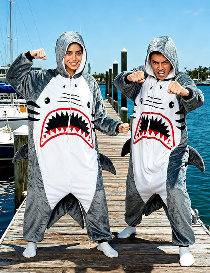 Blue Belly Shark Onesie - ANACOSPLAYONE