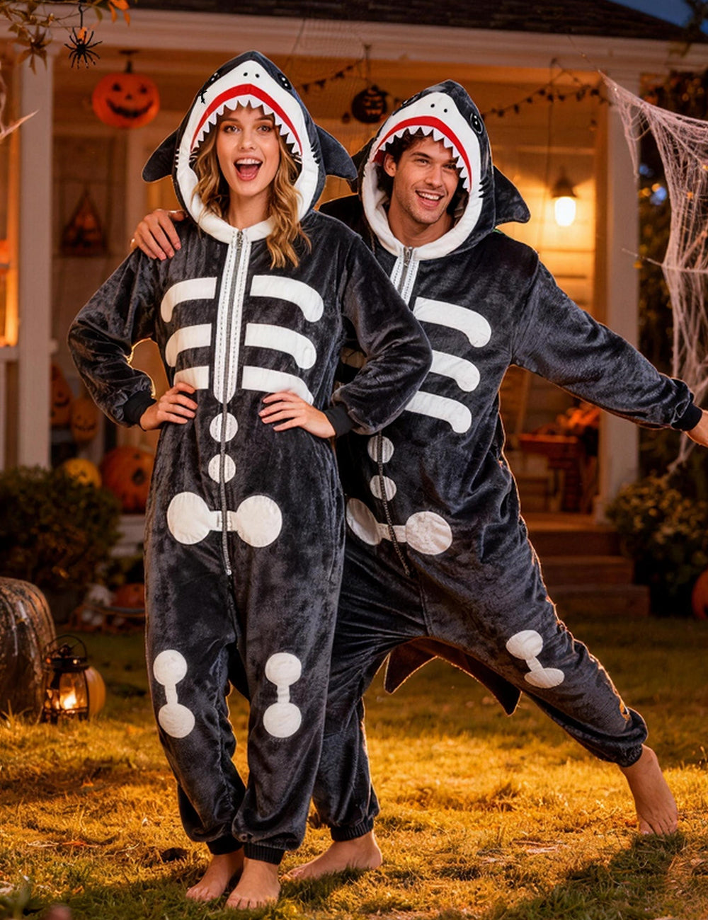 Skeleton Shark Onesie - ANACOSPLAYONE