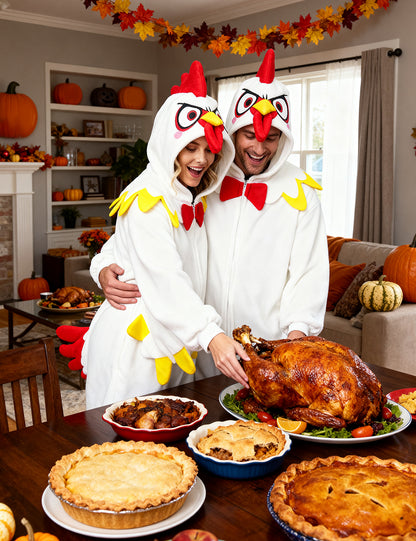 White Chicken Onesie - ANACOSPLAYONE