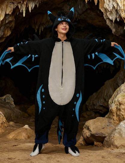 Black Dragon Onesie - ANACOSPLAYONE
