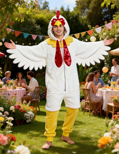 White Chicken Onesie - ANACOSPLAYONE