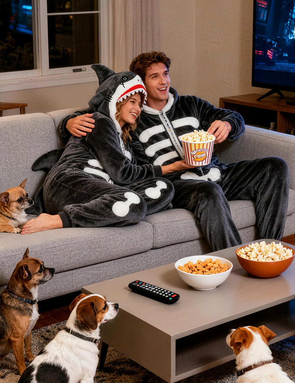 Skeleton Shark Onesie - ANACOSPLAYONE